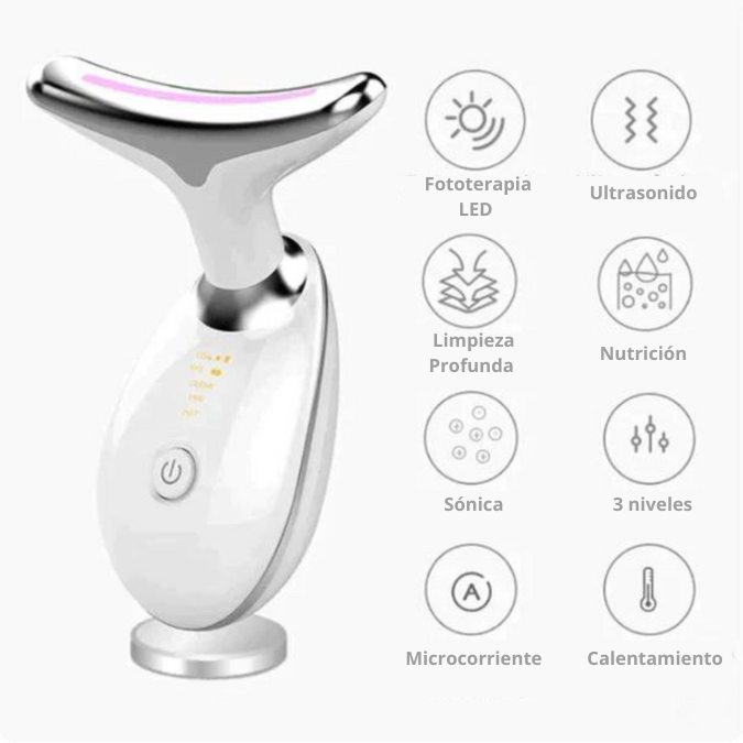 SkinRevive - Masajeador Facial de LED Antiedad