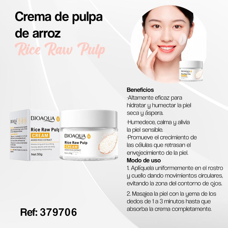 💫✨ Kit Facial de Arroz Bioaqua 4 Productos - Disfruta de los beneficios secretos del arroz 💫✨