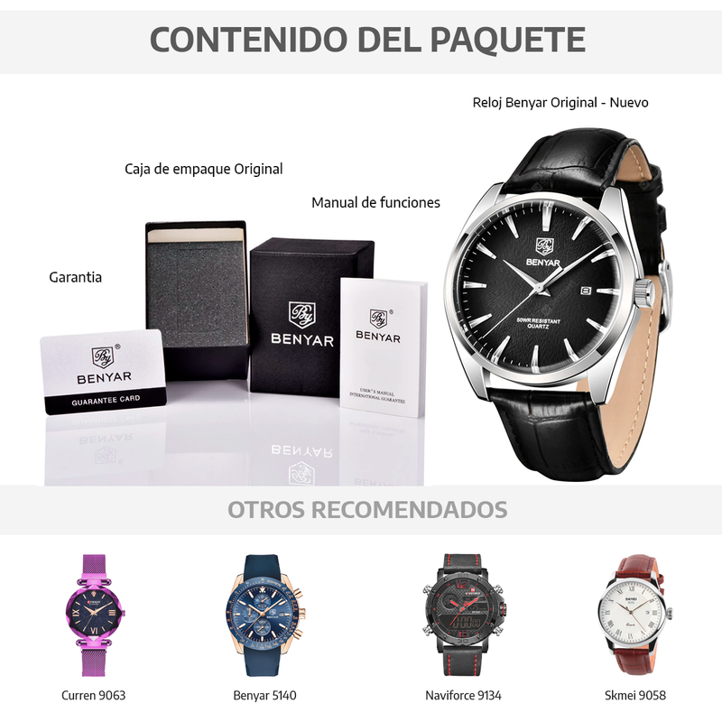 Reloj Clásico para Hombre BENYAR