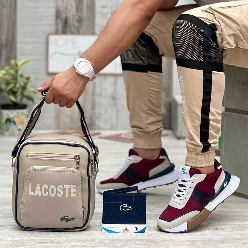 Combo Lacoste 3 en 1: Estilo y Funcionalidad